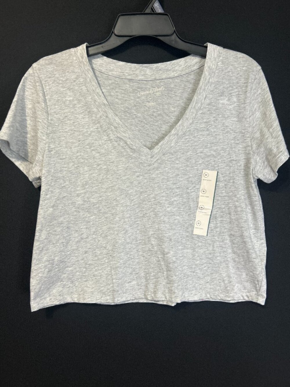 Universal Thread Women's Grey Crop-top